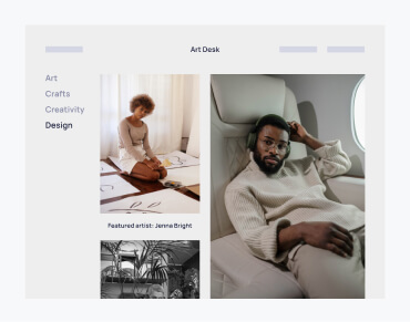E-commerce browser mockup